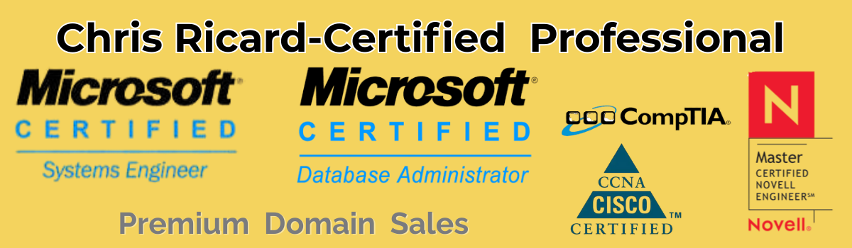 Chris Ricard Certifications